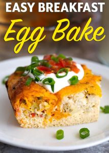Easy Breakfast Egg Bake - Simply Happy Foodie