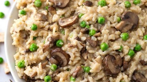 Instant pot best sale mushroom pea risotto