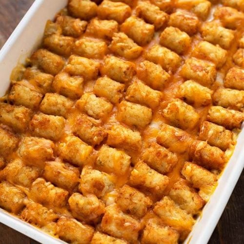 Hotdish Tater Tot Casserole - Simply Happy Foodie