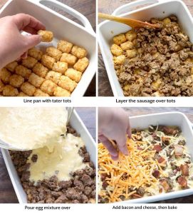 Tater Tot Breakfast Casserole - Simply Happy Foodie