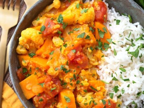 Vegetarian curry best sale recipe instant pot