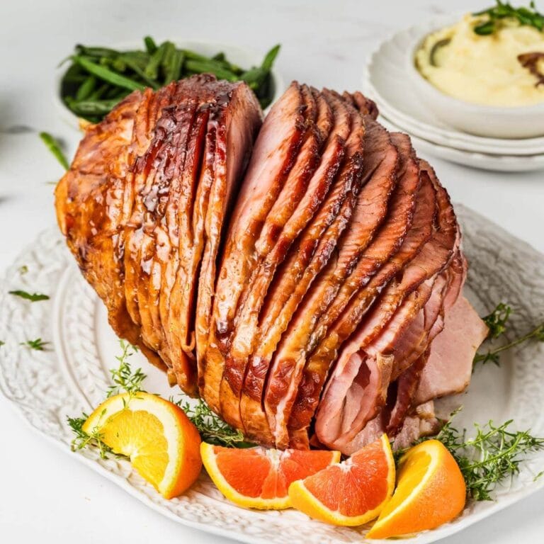 Slow Cooker Ham with Brown Sugar Glaze - Simply Happy Foodie